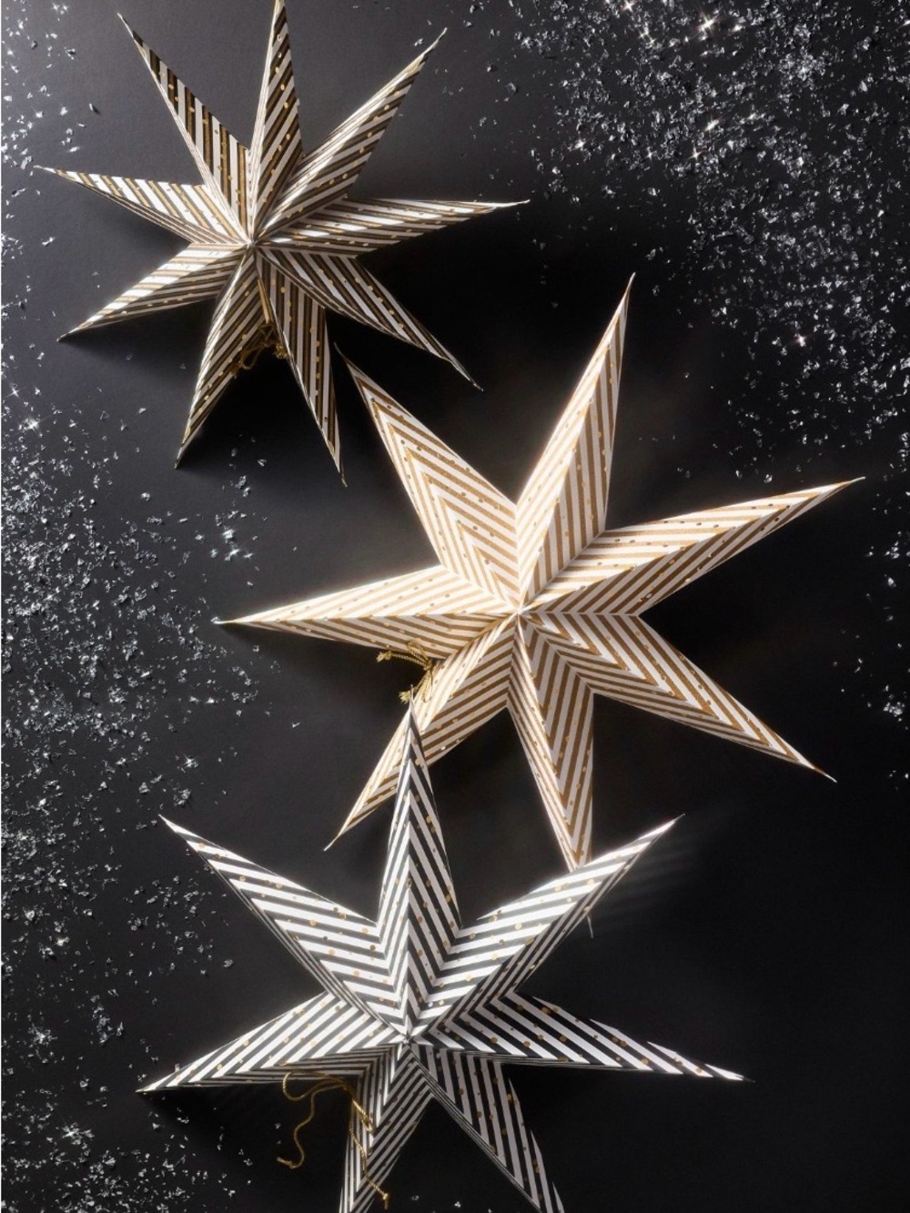 Anthropologie NYE Part Stars - Set of 3